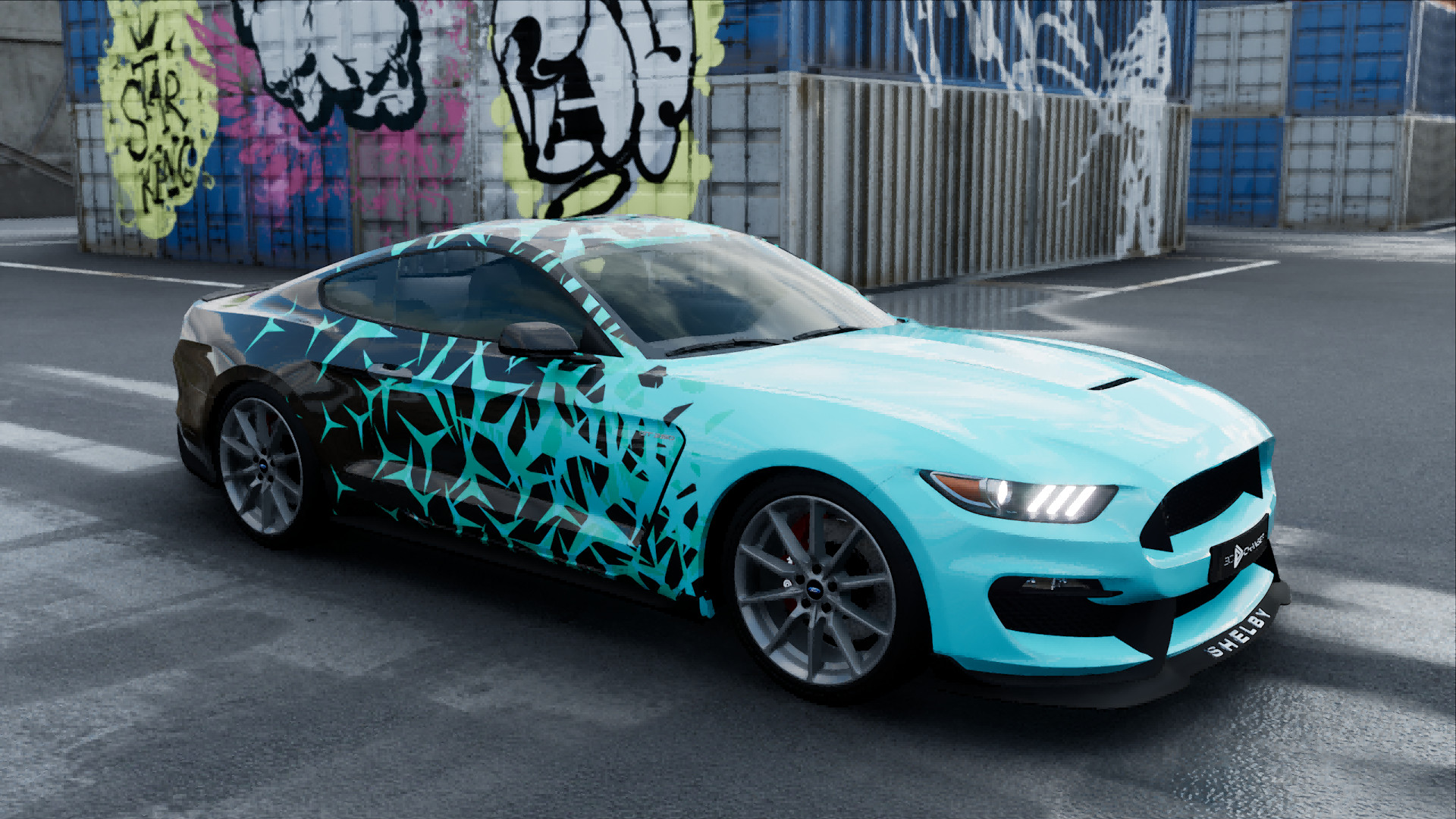 Lagoon Stars Matte Car Vinyl Wrap Digital Print Color Changing Car Film